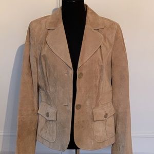 Loft 100% Suede Blazer